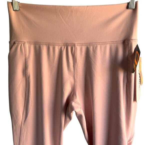 Gottex Peach Skin Collection Peach Whip Compression Leggings W/ Phone Pocket Sli - Picture 8 of 12